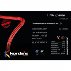KORDA'S - Corda FINA 9,5 mm