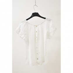 Camicia in Lino Colore Bianco