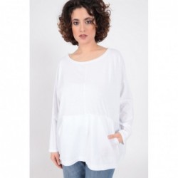 T-Shirt Over Colore Bianco