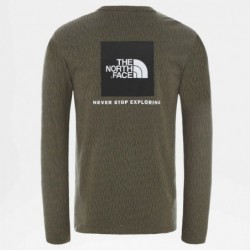 THE NORTH FACE - M L/S RED...
