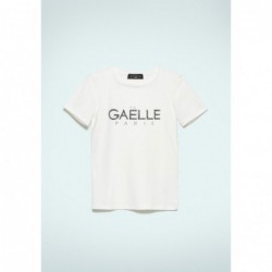 GAELLE - T-Shirt in Cotone...