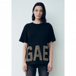 GAELLE - T-Shirt in Cotone...