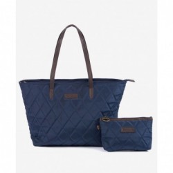 Barbour lady quilted tote bag